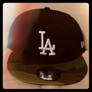 LA Dodgers Camo Snap Back